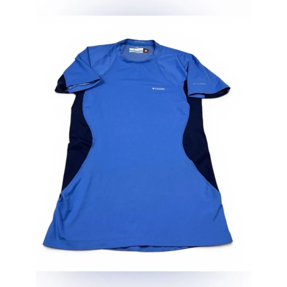 Columbia Womens Baselayer Performance T-Shirt Two Tone Short Sleeve Sporty Top M